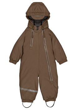 Mikk-Line PU snowsuit - Chocolate Chip